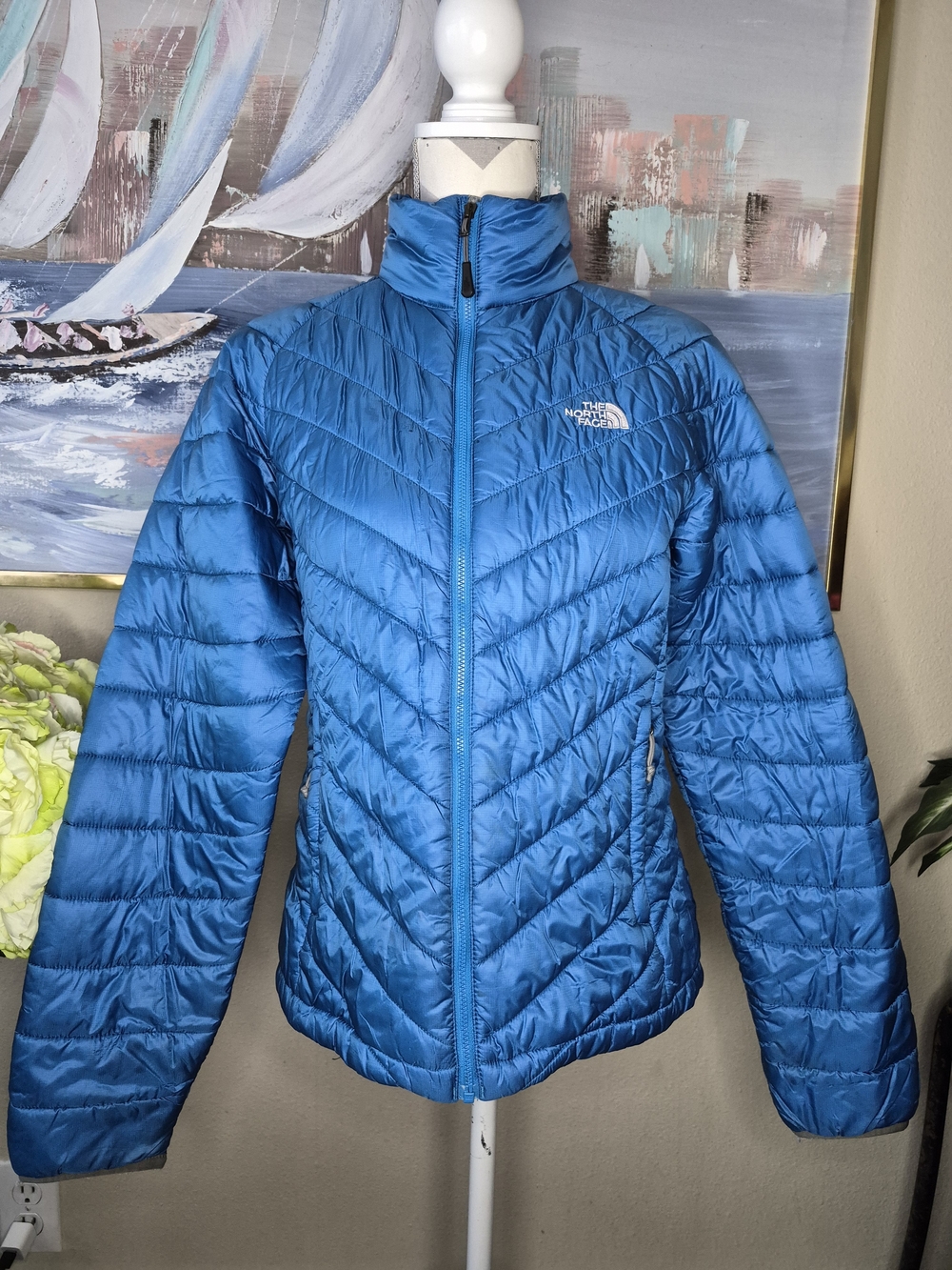 The North Face Women's Blue Insulated Jacket